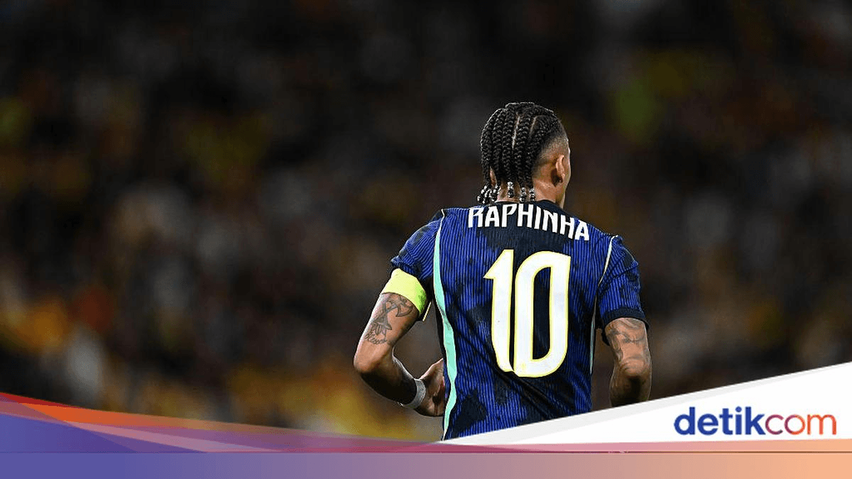 Raphinha dicoret Brasil karena edema paha belakang; ini penjelasan cedera hamstring